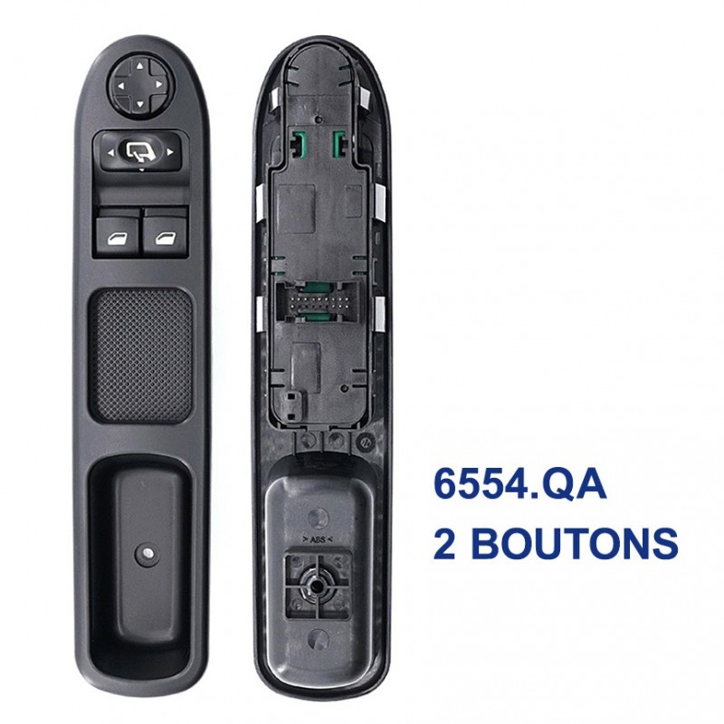Interrupteur De Lève-Vitre 2 Boutons Compatible Peugeot 207 207CC OEM  6554.QA