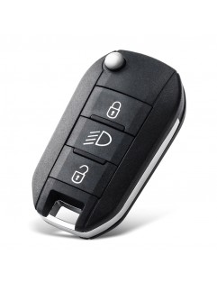 Télécommande Clé Vierge 3 Boutons Compatible OPEL VIVARO - À Programmer Soi-même - Neuf Sous Blister