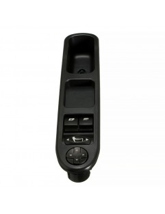 Interrupteur de lève-vitre 2 boutons compatible Peugeot Citroen OEM 6554.QC  6554QC